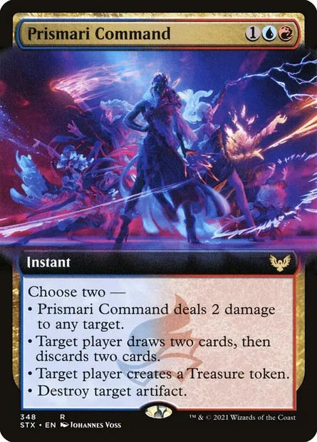 Prismari Command, Magic card STX 348 — Strixhaven: School of Mages set