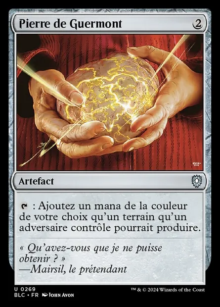 Pierre de Guermont, carte Magic BLC 269 — extension Bloomburrow Commander