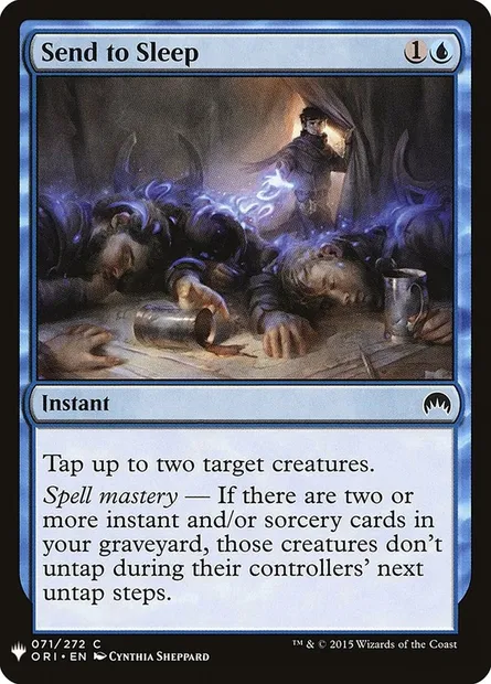 Send to Sleep, Magic card PLST ORI-71 — The List set