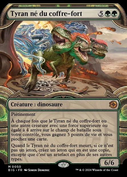 Tyran né du coffre-fort, carte Magic BIG 50 — extension The Big Score