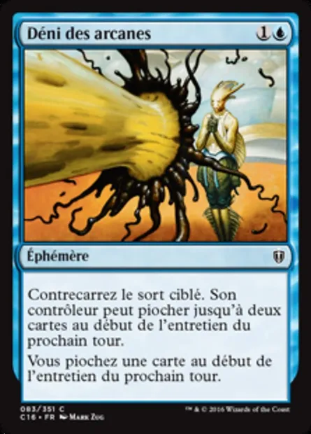 Déni des arcanes, carte Magic C16 83 — extension Commander 2016