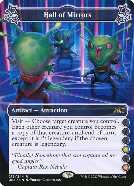 Hall of Mirrors, carte Magic UNF 216b — extension Unfinity