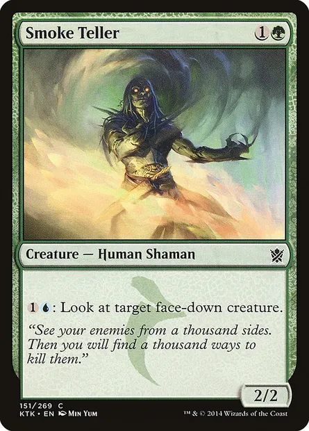 Smoke Teller, Magic card KTK 151 — Khans of Tarkir set