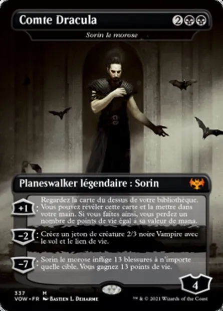 Sorin le morose, carte Magic VOW 337 — extension Innistrad : noce écarlate