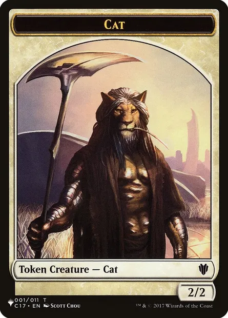 Cat, carte Magic PLST TC17-1 — extension The List
