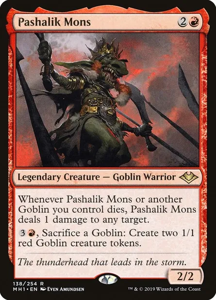 Pashalik Mons, Magic card MH1 138 — Modern Horizons set