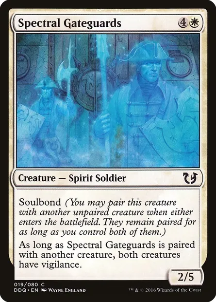 Spectral Gateguards, Magic card DDQ 19 — Duel Decks: Blessed vs. Cursed set