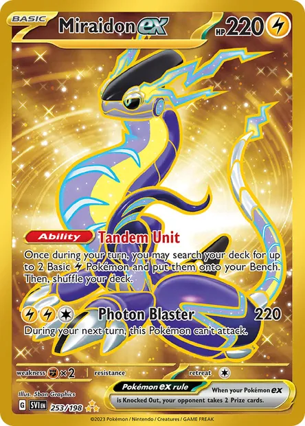 Miraidon ex, Pokémon card SVI 253 — Scarlet & Violet set
