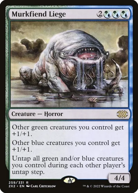 Murkfiend Liege, Magic card 2X2 259 — Double Masters 2022 set