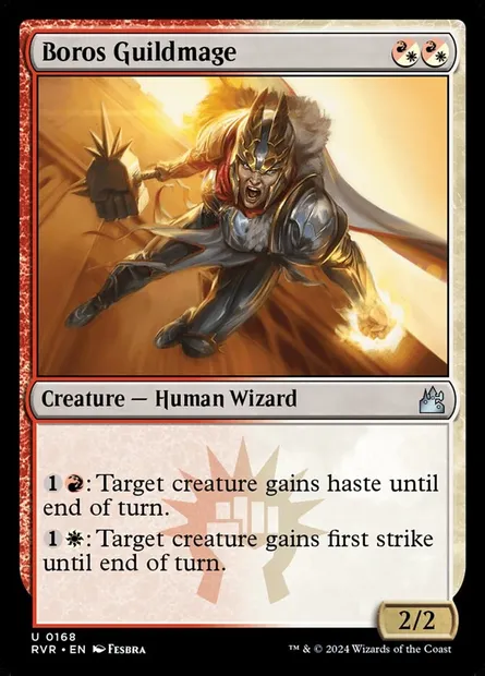 Boros Guildmage, Magic card RVR 168 — Ravnica Remastered set