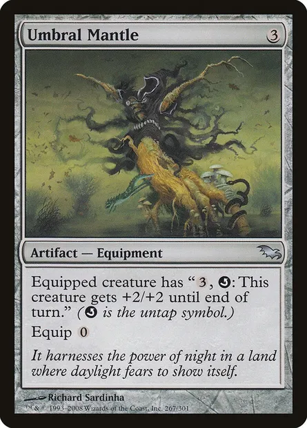 Umbral Mantle, Magic card SHM 267 — Shadowmoor set