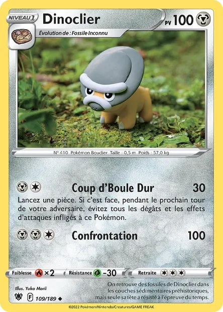 Dinoclier, carte Pokémon ASR 109 — extension Astres Radieux