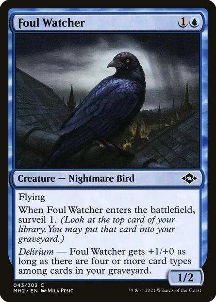 Foul Watcher, Magic card MH2 43 — Modern Horizons 2 set