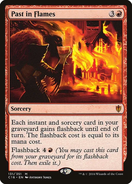 Past in Flames, Magic card C16 131 — Commander 2016 set