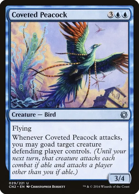 Coveted Peacock, Magic card CN2 29 — Conspiracy: Take the Crown set