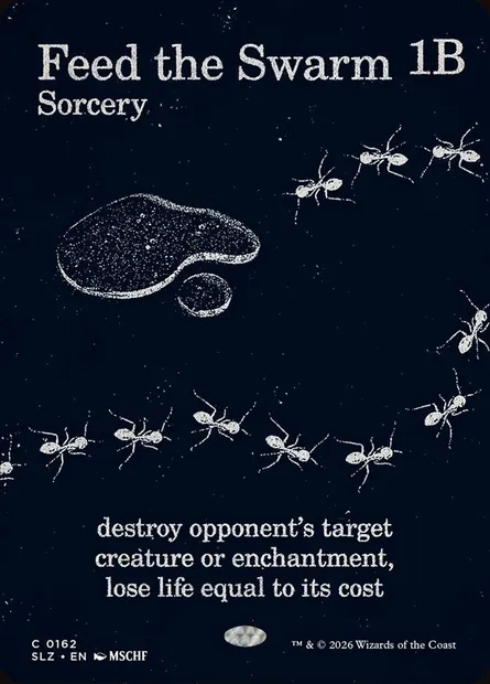 Feed the Swarm, Magic card SLZ 162 — The Zeta Set set
