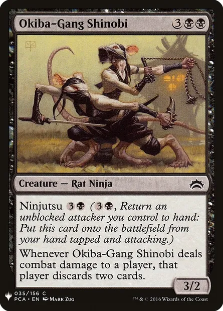 Okiba-Gang Shinobi, Magic card PLST PCA-35 — The List set