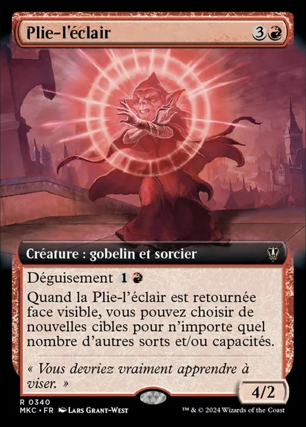 Plie-l'éclair, carte Magic MKC 340 — extension Murders at Karlov Manor Commander