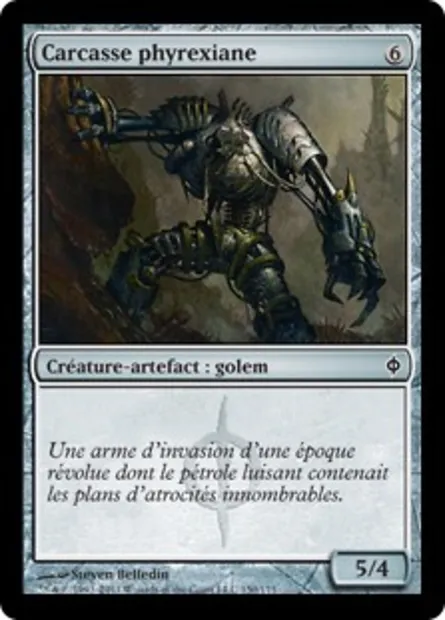 Carcasse phyrexiane, carte Magic NPH 150 — extension La Nouvelle Phyrexia