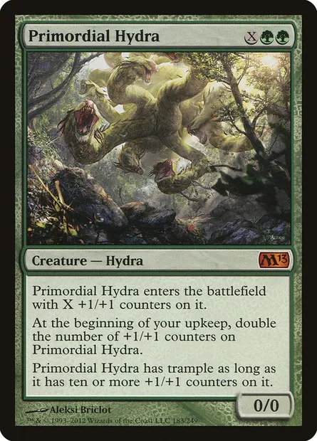 Primordial Hydra, Magic card M13 183 — Magic 2013 set