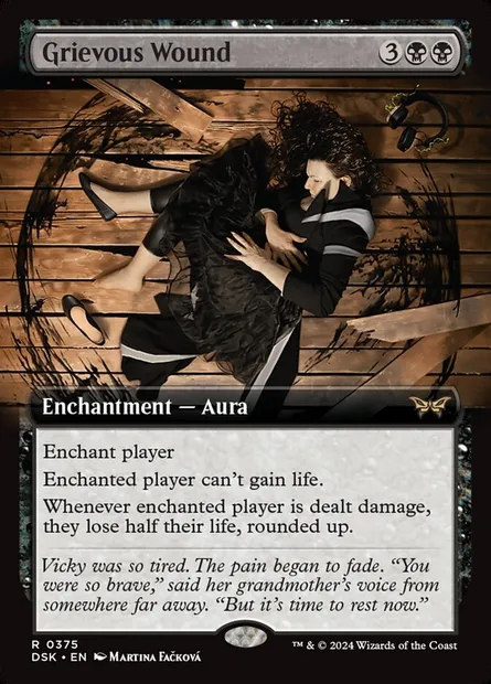 Grievous Wound, Magic card DSK 375 — Duskmourn: House of Horror set