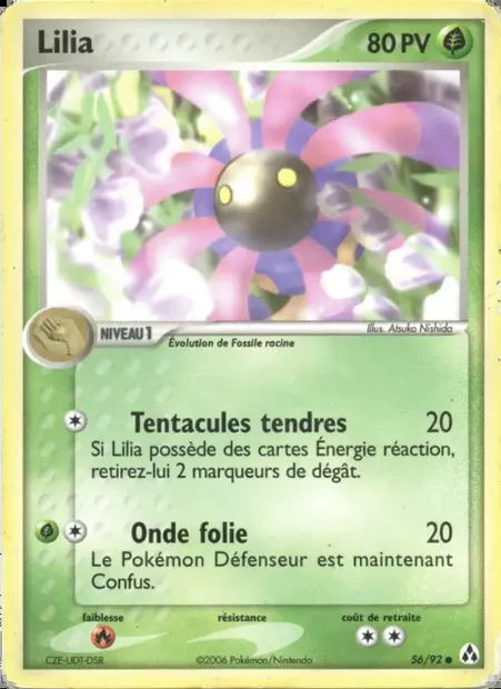 Lilia, carte Pokémon LM 56 — extension EX Créateurs de légendes