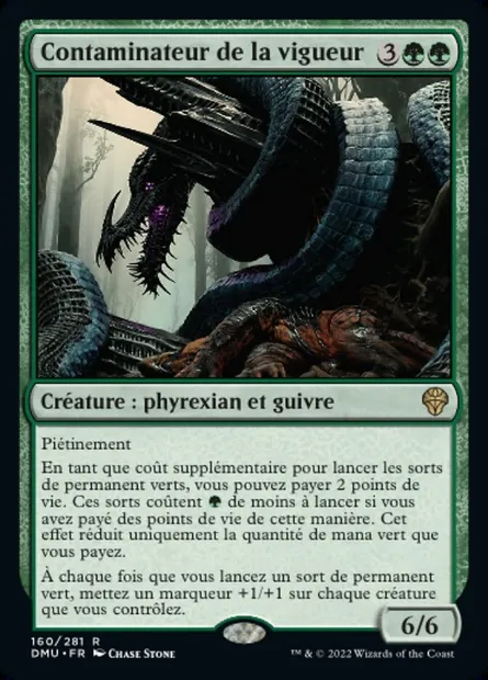 Contaminateur de la vigueur, carte Magic DMU 160 — extension Dominaria Uni