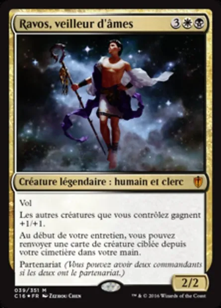 Ravos, veilleur d'âmes, carte Magic C16 39 — extension Commander 2016