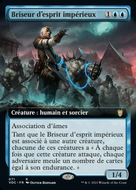 Briseur d'esprit impérieux, carte Magic VOC 71 — extension Crimson Vow Commander