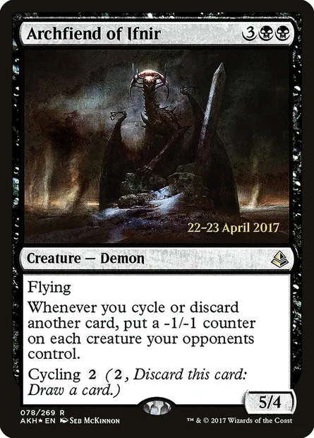 Archifielleux d'Ifnir, carte Magic PAKH 78s — extension Amonkhet Promos