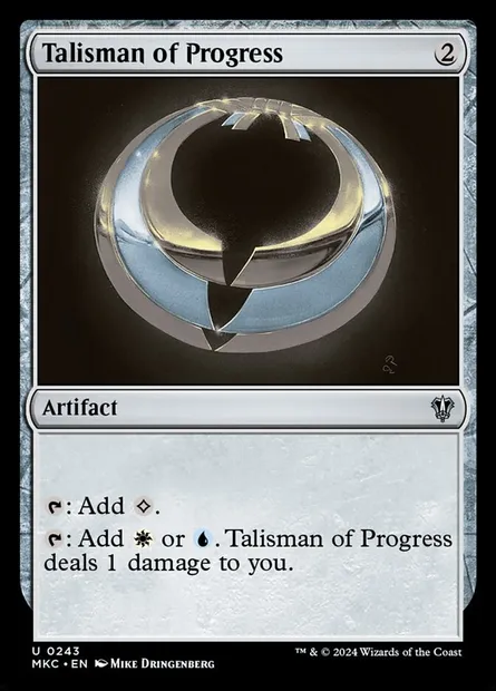 Talisman of Progress, Magic card MKC 243 — Murders at Karlov Manor Commander set