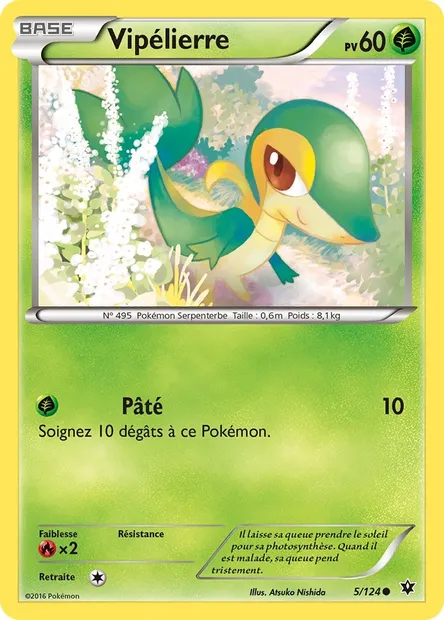 Vipélierre, carte Pokémon FCO 5 — extension Impact des Destins