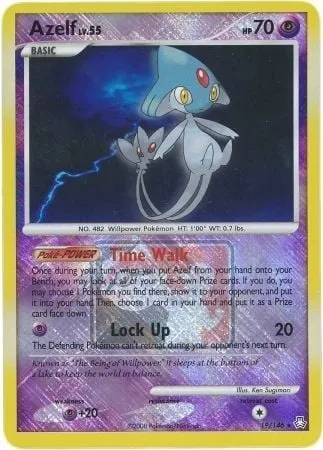 Azelf Lv.55, Pokémon card LGP 019-2 — League Promos set