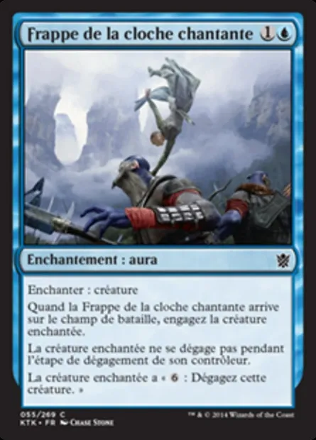 Frappe de la cloche chantante, carte Magic KTK 55 — extension Les Khans de Tarkir