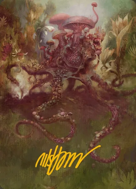 Sowing Mycospawn // Sowing Mycospawn, carte Magic AMH3 40 — extension Modern Horizons 3 Art Series