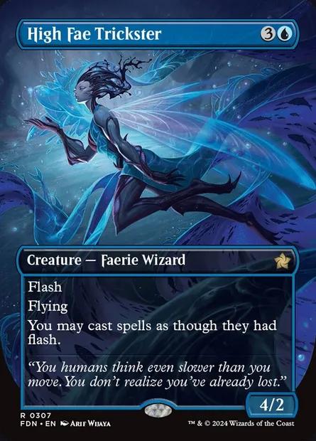 High Fae Trickster, Magic card FDN 307 — Foundations set