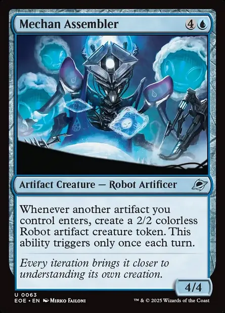 Mechan Assembler, Magic card EOE 63 — Edge of Eternities set