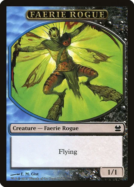 Faerie Rogue, Magic card TMMA 14 — Modern Masters Tokens set