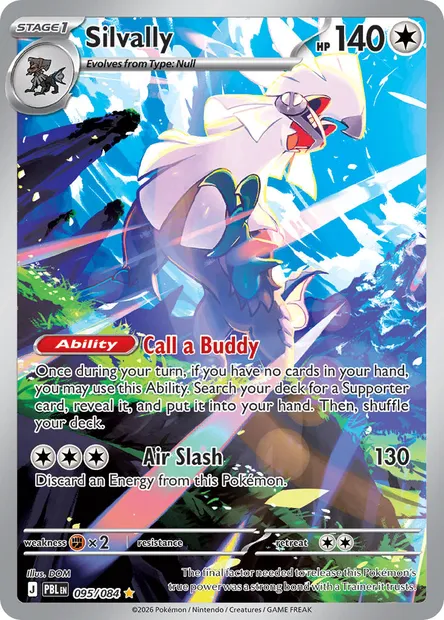 Silvally, Pokémon card PBL 095 — Pitch Black set