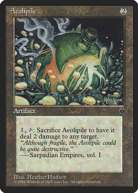 Aeolipile, Magic card FEM 81 — Fallen Empires set