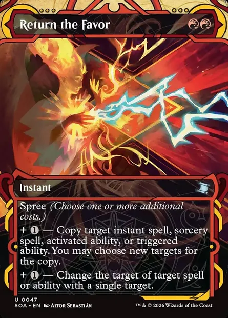 Return the Favor, Magic card SOA 47 — Secrets of Strixhaven Mystical Archive set