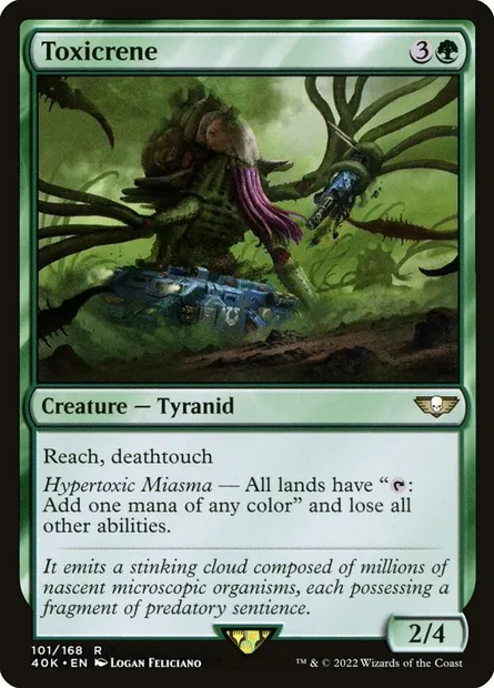Toxicrene, Magic card 40K 101 — Warhammer 40,000 Commander set