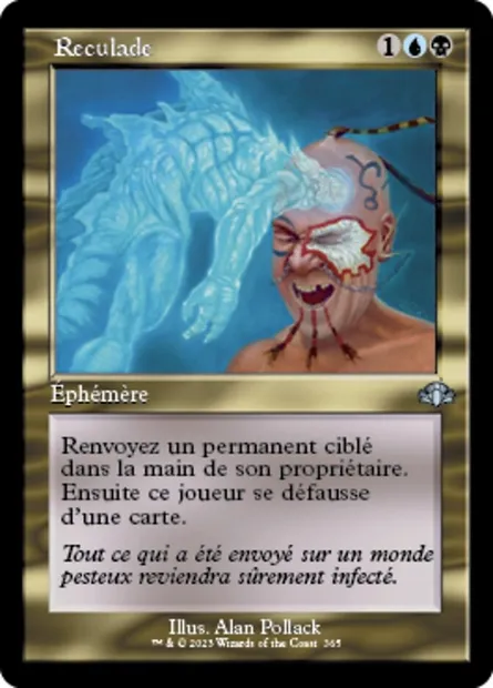 Reculade, carte Magic DMR 365 — extension Dominaria Remastered