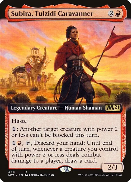 Subira, Tulzidi Caravanner, Magic card M21 368 — Core Set 2021 set