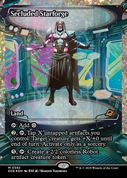Secluded Starforge, Magic card EOE 392 — Edge of Eternities set