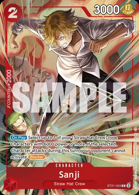 Sanji, carte One Piece ST21-003 — extension GEAR 5TH