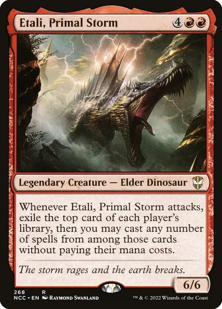 Etali, Primal Storm, Magic card NCC 268 — New Capenna Commander set