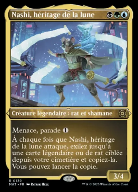 Nashi, héritage de la lune, carte Magic MAT 139 — extension L'invasion des machines : le jour d'après