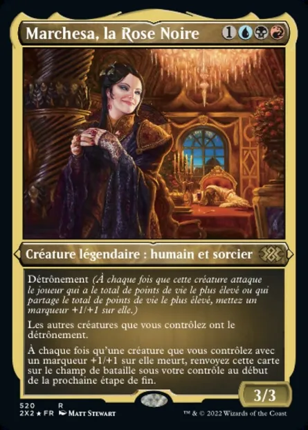 Marchesa, la Rose Noire, carte Magic 2X2 520 — extension Double Masters 2022