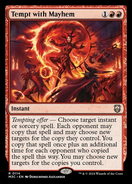 Tempt with Mayhem, Magic card M3C 114 — Modern Horizons 3 Commander set